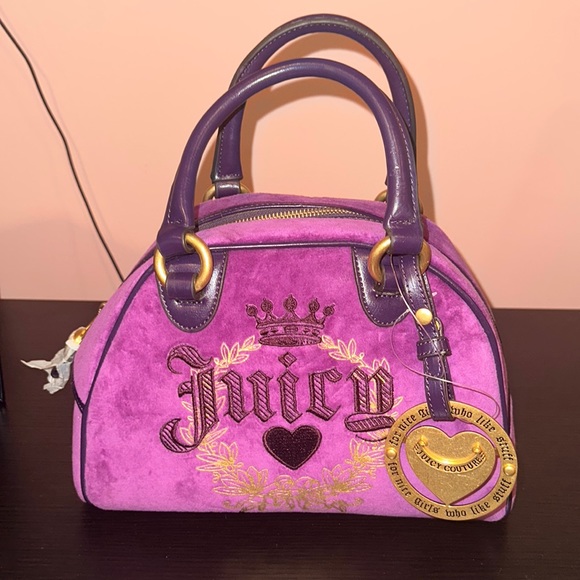 Juicy Couture Bags Vintage Y2k Juicy Couture Purple Pink Velour